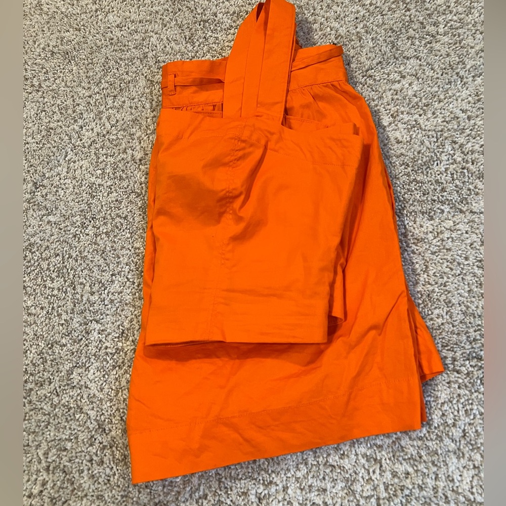 Jason Wu Matching Cotton Shorts Set In Orange, Si… - image 5
